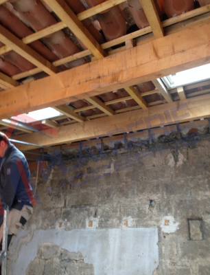R+2 Pendant travaux Chambres - Rénovation toiture